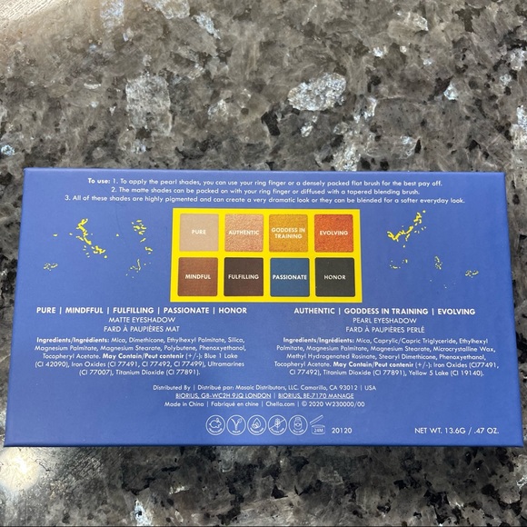 Chella Divine Purpose Eyeshadow Palette / New in Box / Boutique - Picture 10 of 11